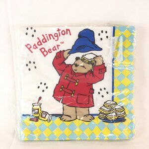 Paddington Bear 3 Ply Paper Luncheon Napkins New Sealed American Greetings 16ct